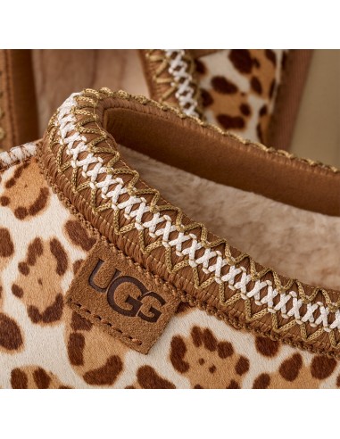 Chaussons UGG Tazz Plains – suède Felicity, motif léopard & plateforme