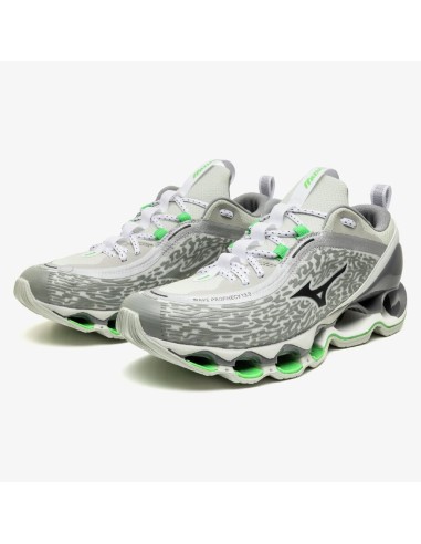 Mizuno Wave Prophecy 13.2 Homme – Sneakers grises et vertes