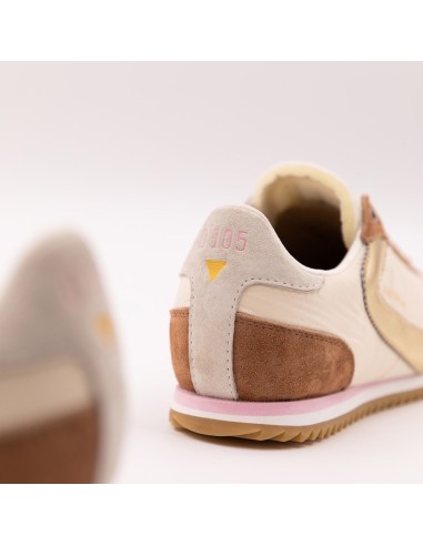 Baskets Femme 0 105 Lina Nature – Style Retro Beige & Mastic