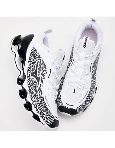 Mizuno Wave Prophecy 13.2 – Sneakers Performantes Blanc & Noir Homme