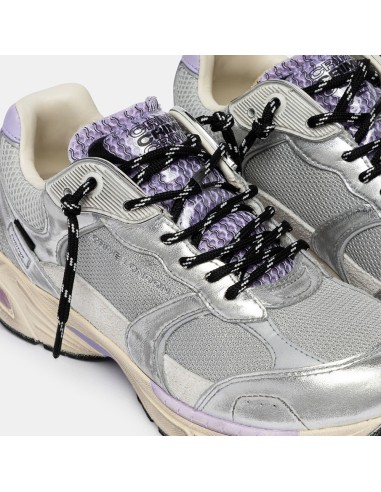 Baskets femme Crime London Fugitive argent – sneaker chunky tendance