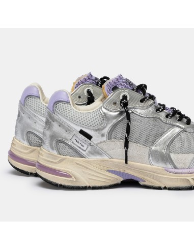 Baskets femme Crime London Fugitive argent – sneaker chunky tendance