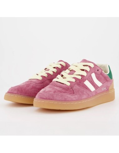 Baskets femme Coolway Goal Rose – suede & semelle gomme