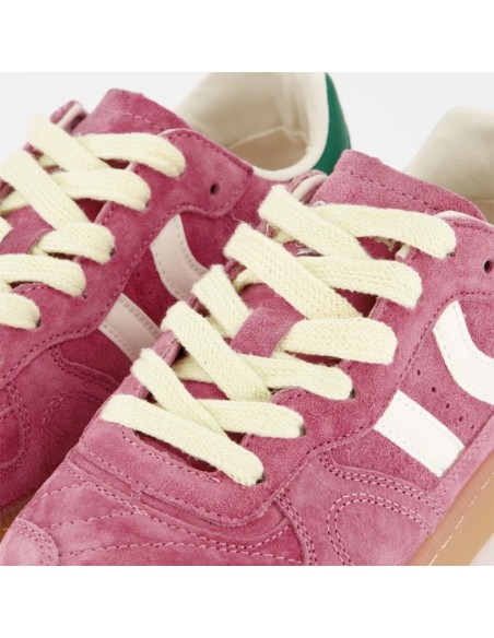 Baskets femme Coolway Goal Rose – suede & semelle gomme