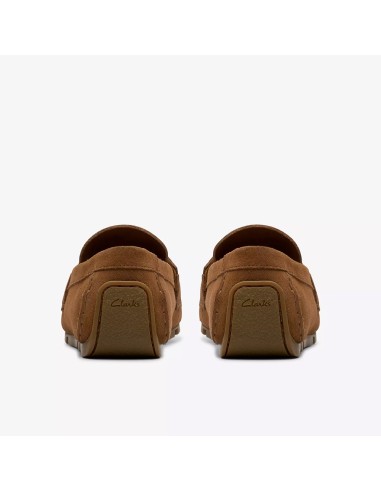 Mocassins homme Clarks Corsley camel – suede confortable