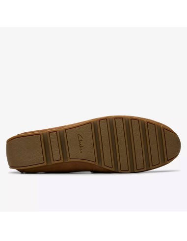 Mocassins homme Clarks Corsley camel – suede confortable