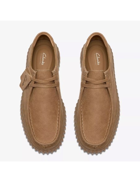 Mocassins homme Clarks Torhill camel – suede & semelle épaisse