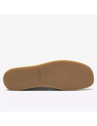 Mocassins homme Clarks Wallabee Evo blancs – cuir & confort