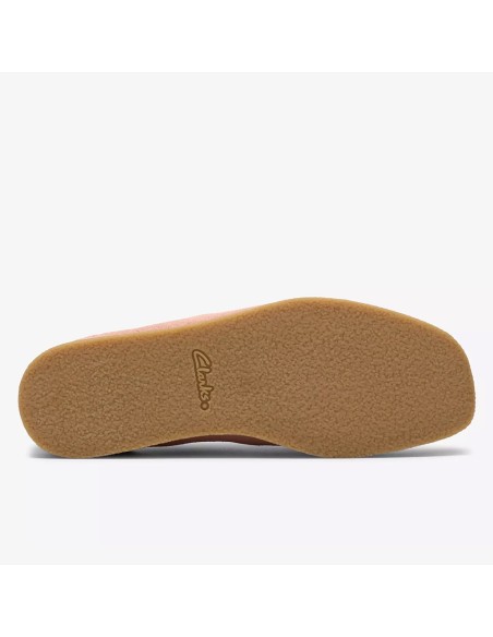 Mocassins femme Clarks Wallabee Evo Sh roses – suede confort