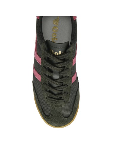 Gola Tornado Kaki & Pink – Baskets femme rétro chic