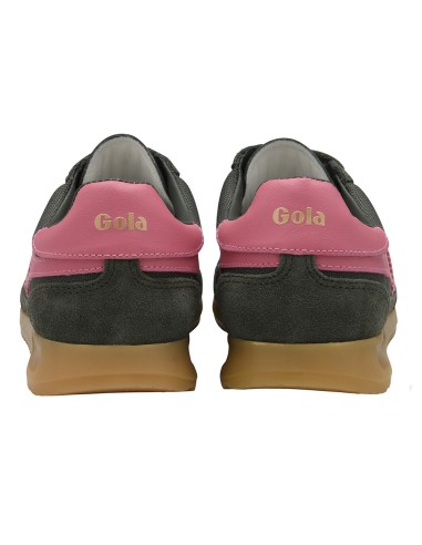 Gola Tornado Kaki & Pink – Baskets femme rétro chic