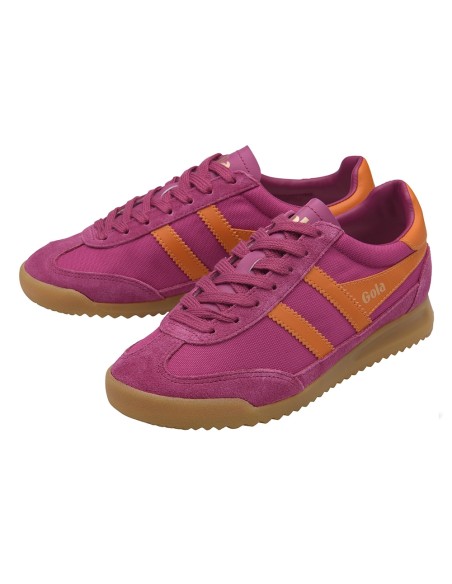 Baskets Femme Gola Tornado Violet Orange – Look rétro et confort au quotidien
