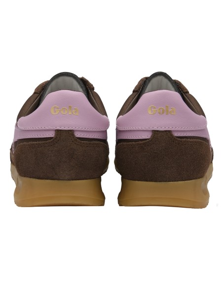 Baskets Gola Tornado Femme Marron Rose – Style rétro et confort