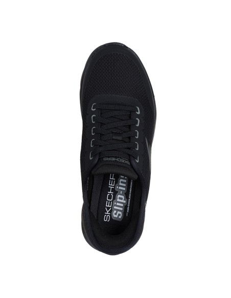 Skechers Go Walk Flex Netro Homme - Baskets Noires Confortables