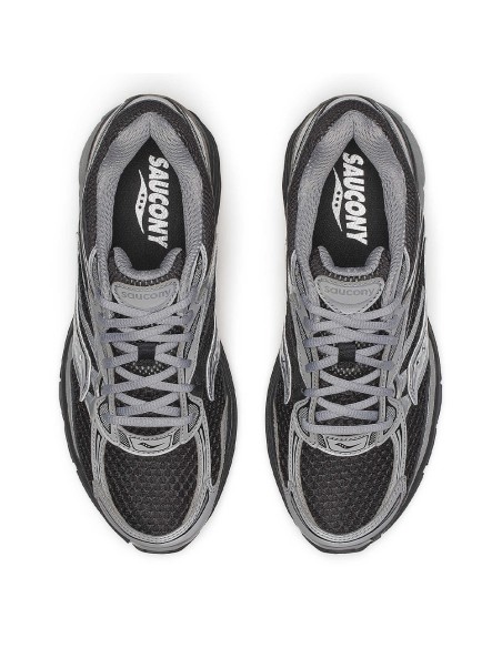 Baskets homme Saucony ProGrid Omni 9 noir & argent – running rétro