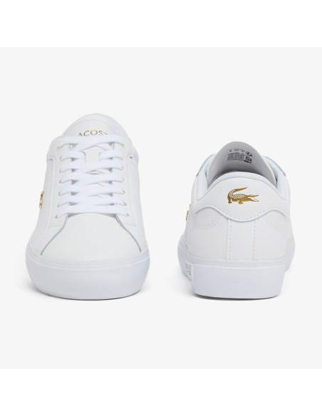 Baskets Lacoste Powercourt 126 3 SFA Femme Blanc – Sneakers Élégante