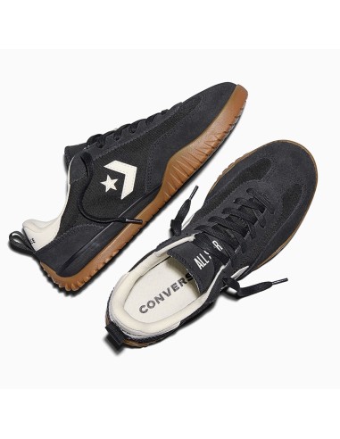 Converse Sneakers Femme run star trainer ox Black White Gum