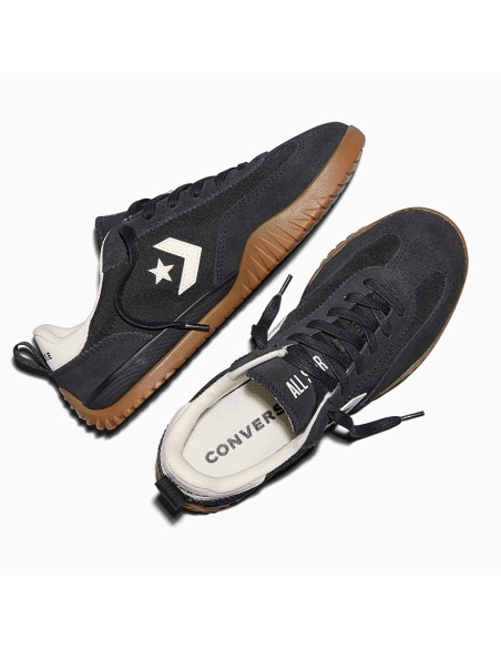 Converse Sneakers Femme run star trainer ox Black White Gum