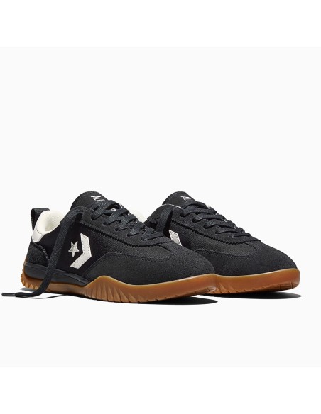 Converse Sneakers Femme run star trainer ox Black White Gum