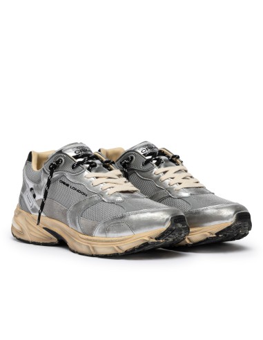 Baskets de Ville Homme Crime London Fugitive Silver - Sneakers Premium