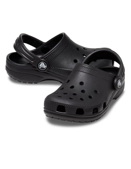 Crocs Classic Clog K Black – Sabots Enfant Noirs Confortables