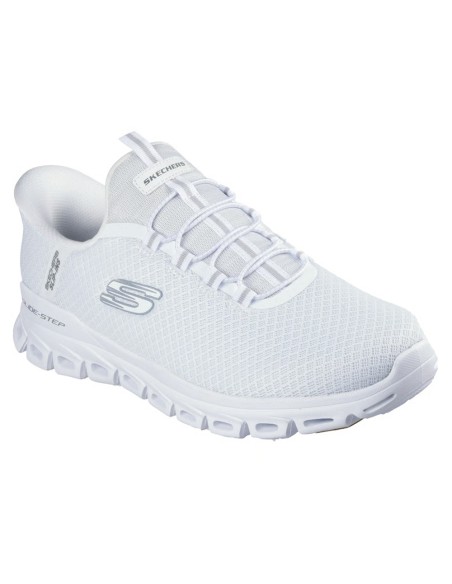 Skechers Glide-Step Noxus White Homme – Baskets Ville Confort Légères