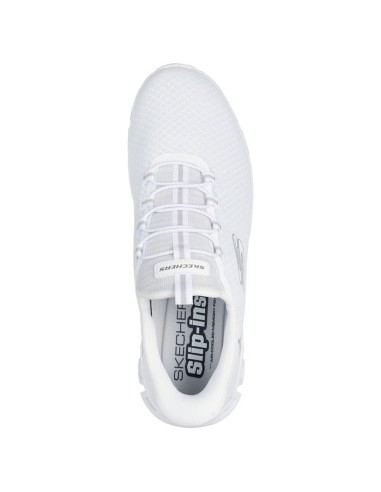 Skechers Glide-Step Noxus White Homme – Baskets Ville Confort Légères