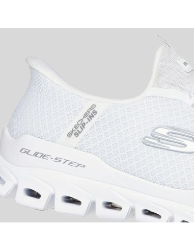 Skechers Glide-Step Noxus White Homme – Baskets Ville Confort Légères