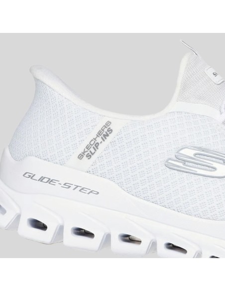 Skechers Glide-Step Noxus White Homme – Baskets Ville Confort Légères