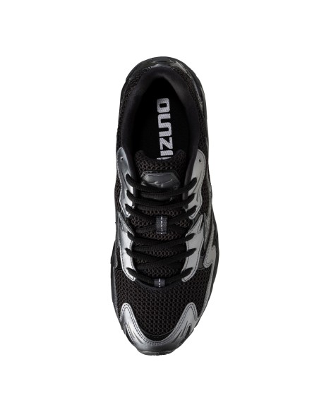 Sneakers Homme Mizuno Wave Rider 10 Black Silver – Style rétro running