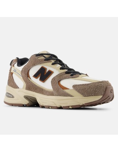 New Balance 530 MR530SNC Mixte – Sneakers rétro-tech beige & marron au look outdoor