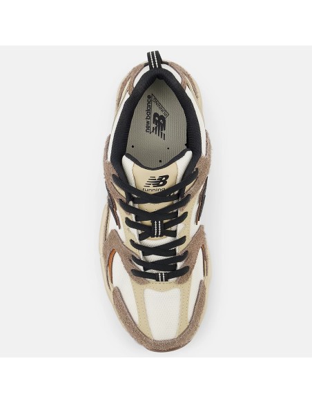 New Balance 530 MR530SNC Mixte – Sneakers rétro-tech beige & marron au look outdoor