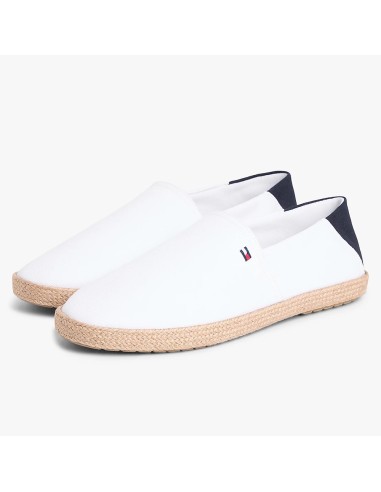Tommy Hilfiger Core Hilfiger Espadr White Navy – Espadrilles Homme