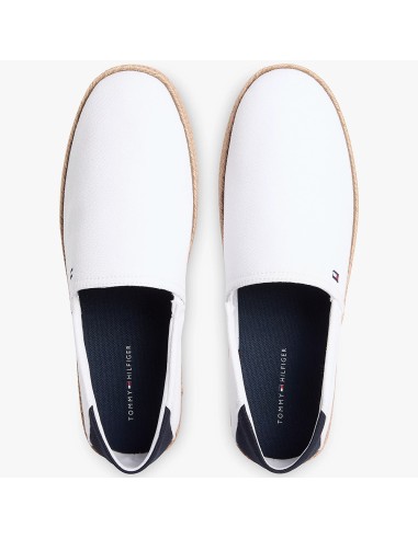 Tommy Hilfiger Core Hilfiger Espadr White Navy – Espadrilles Homme