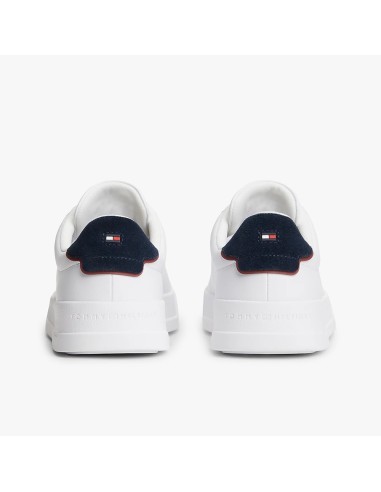 Tommy Hilfiger Baskets de Ville Homme th court lth detail Blanc Cuir