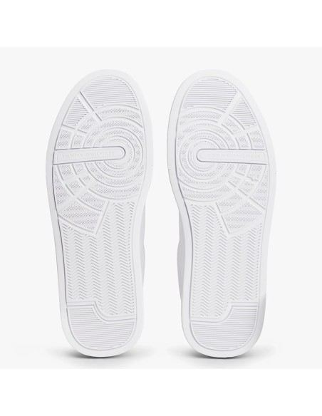 Tommy Hilfiger Baskets de Ville Homme th court lth detail Blanc Cuir