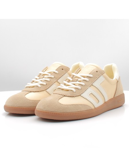 Baskets Femme Ghost Beige Satin Back 70 | Sneakers rétro chic