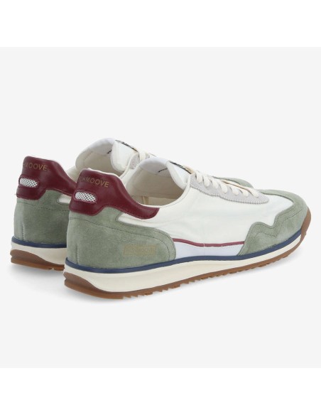 Schmoove Camden Sneaker homme white sauge bordo UMCS-NY04-GG