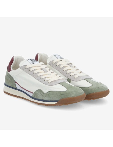 Schmoove Camden Sneaker homme white sauge bordo UMCS-NY04-GG
