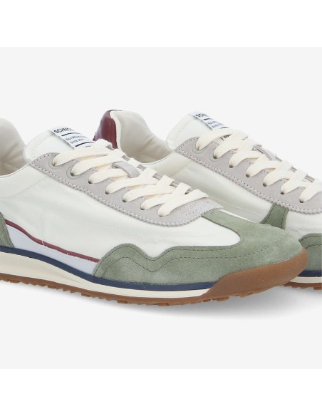 Schmoove Camden Sneaker homme white sauge bordo UMCS-NY04-GG