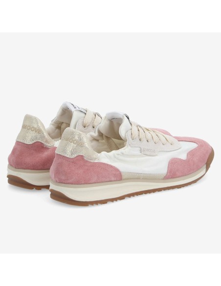 Schmoove Camden Sneaker femme white salmon light gold UOCS-DD04-H2