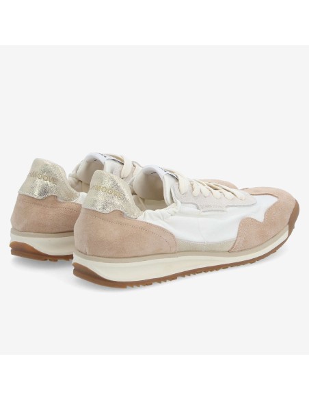 Schmoove Camden Sneaker femme white nude light gold UOCS-DD04-DQ