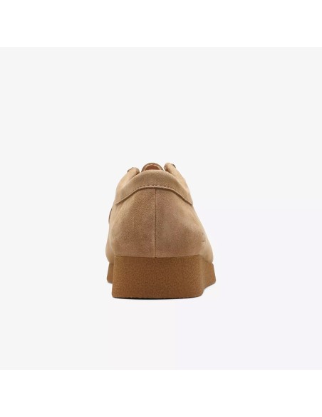 Derbies femme - CLARKS - Wallabee Evosh - dark sand suede - 26174747