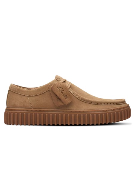 Clarks Derbies Homme Torhill Lo Dark Sand Suede