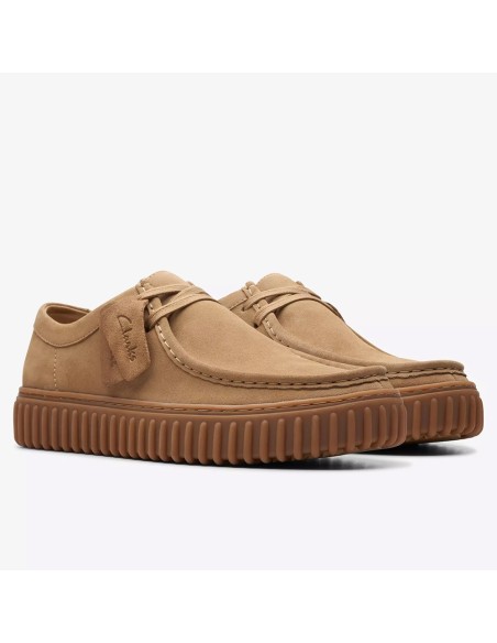 Clarks Derbies Homme Torhill Lo Dark Sand Suede