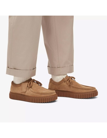 Clarks Derbies Homme Torhill Lo Dark Sand Suede