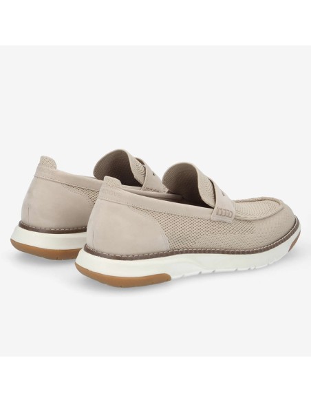 Mocassins homme Schmoove beige – textile respirant & confort