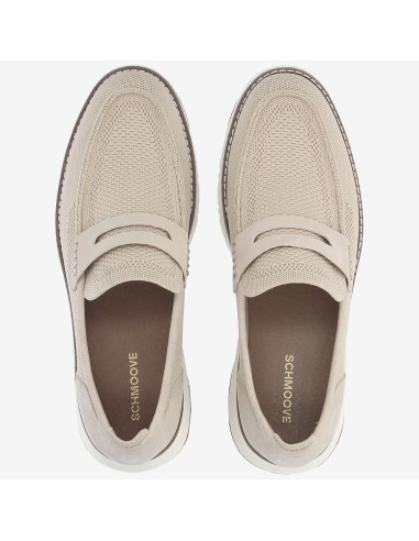 Mocassins homme Schmoove beige – textile respirant & confort