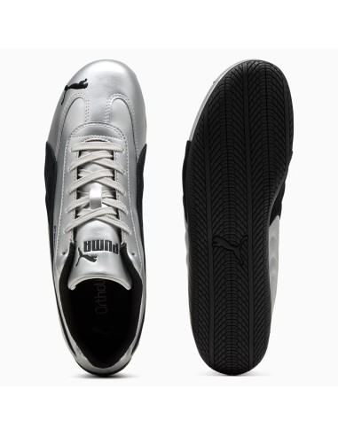 Puma Speedcat Metallic 403689-01 – Sneakers Argentées en Édition Métallique