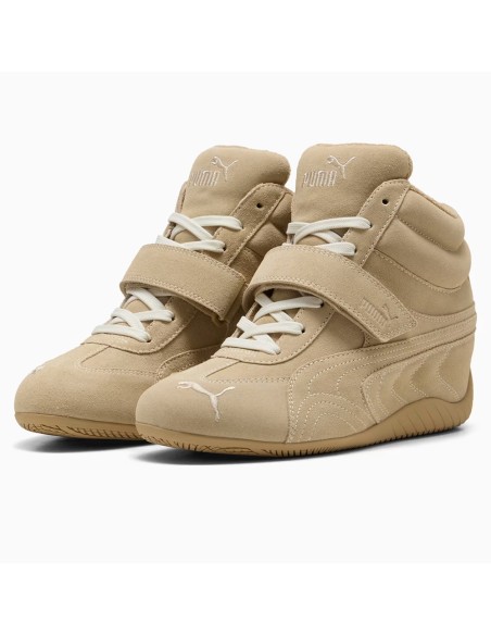 Baskets Femme Puma Speedcat Wedge Tonal Beige - Sneakers Compensées